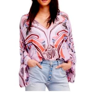 Free People Lavender Purple Top